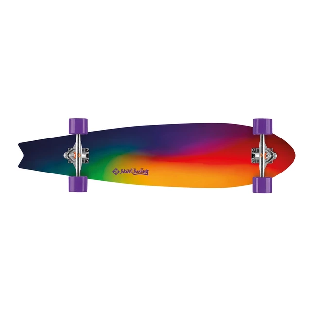 Longboard Street Surfing Fishtail - Sunset Blur 42" 2016