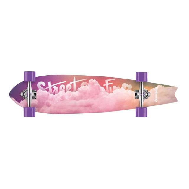 Longboard Street Surfing Fishtail - Cloudy 42"