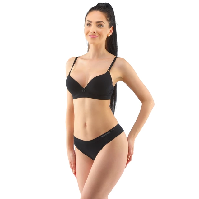 Brazilian Cut Underwear EcoBamboo - Black