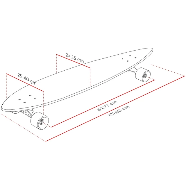 Longboard Street Surfing Surfs Up 40”