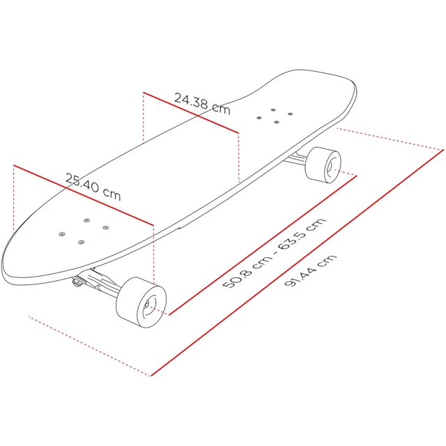 Street Surfing Freeride Owl 36" Longboard