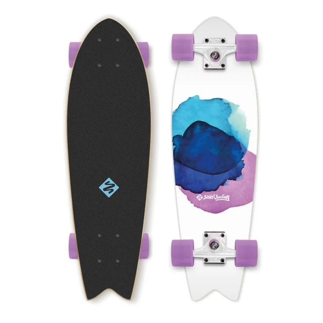 Mini longboard Street Surfing Fishtail - Jelly Fish 30"