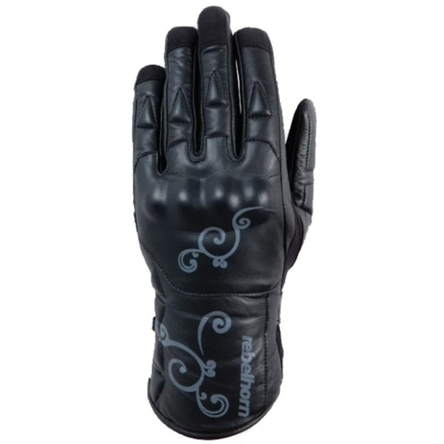 Women’s Leather Gloves Rebelhorn Opium - Black