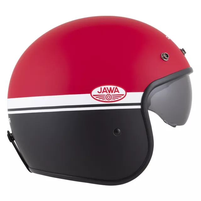 Moto přilba Cassida Oxygen Jawa OHC 2.0 červená matná/černá/bílá