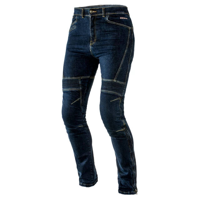 Pánske jeansové moto nohavice Ozone Raptor - modrá - modrá