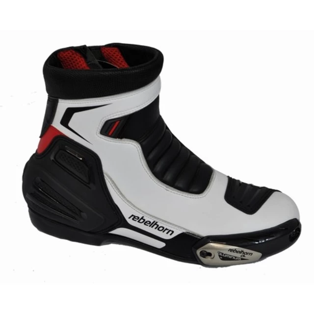 Moto boots Reberlhorn Fuel - Black - Black-White