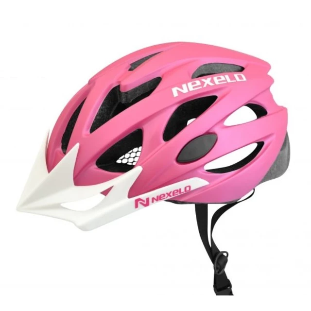 Cycling Helmet Nexelo Straight - pink-white - pink-white