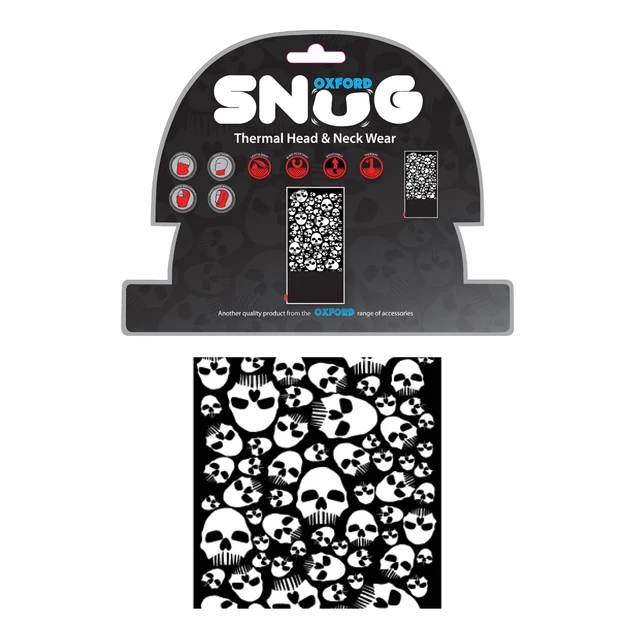 Univerzálny multifunkčný nákrčník Oxford Snug - Skulls