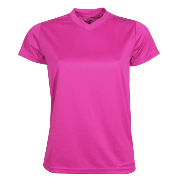 Dámské sportovní tričko s krátkým rukávem Newline Base Cool Tee - žlutá neon - růžová