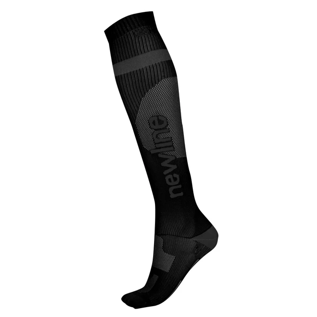 Compression Running Socks Newline - Neon - Black
