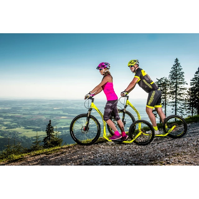 Koloběžka Crussis Road 3.1 černo-žlutá