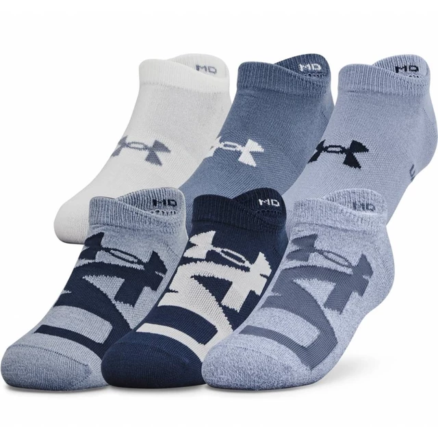 Női rövid zokni Under Armour Women's Essential NS 6 pár - fekete - Mosott Kék