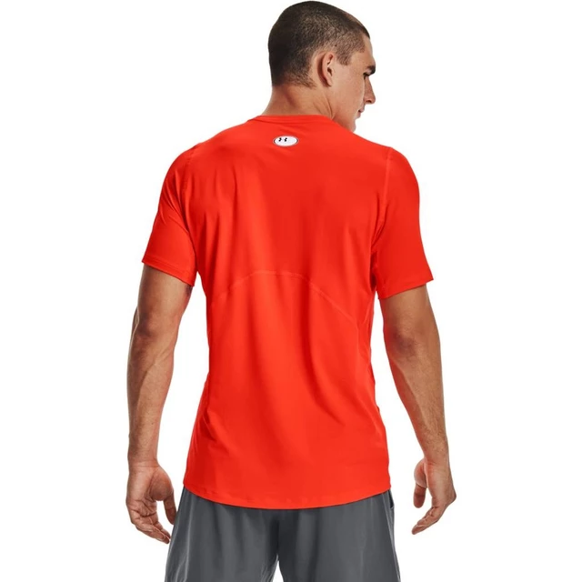 Men’s T-Shirt Under Armour HG Armour Fitted SS - Carbon Heather