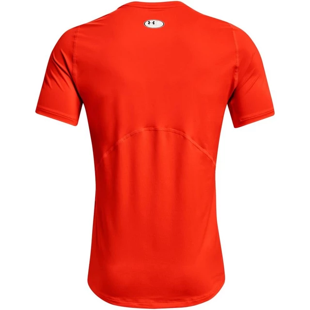 Men’s T-Shirt Under Armour HG Armour Fitted SS - Carbon Heather