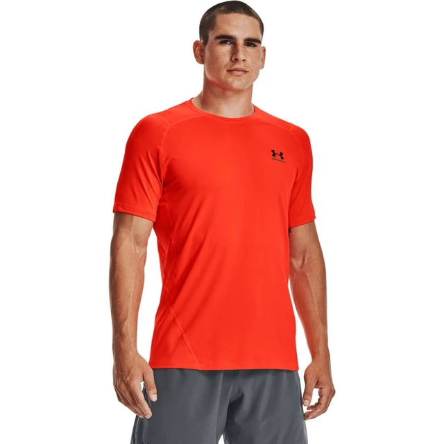 Men’s T-Shirt Under Armour HG Armour Fitted SS - Black