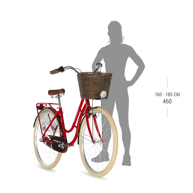 Mestský bicykel KELLYS ARWEN DUTCH 28" 7.0 - Beige