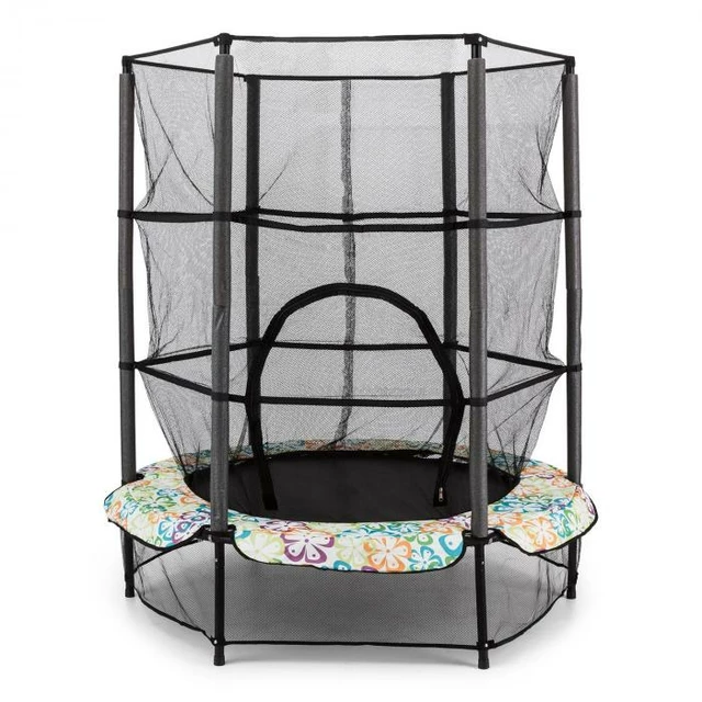 Trampoline KLARFIT Rocketkid 4 140 cm – Flower Pattern