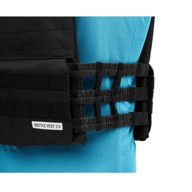 Weighted Vest Capital Sports Battlevest 2.0 2 x 2.6 kg + 2 x 4 kg – Black