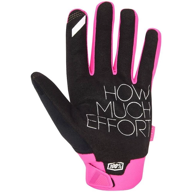 Guantes Motocross Invierno 100% Brisker Fluo PINK / Rosa 2023