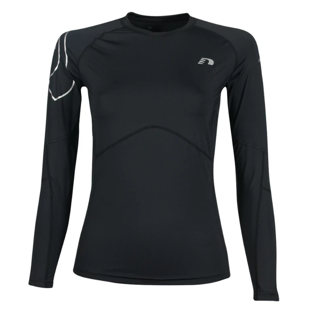 Men's compression thermal shirt Newline Iconic - long sleeve - Black