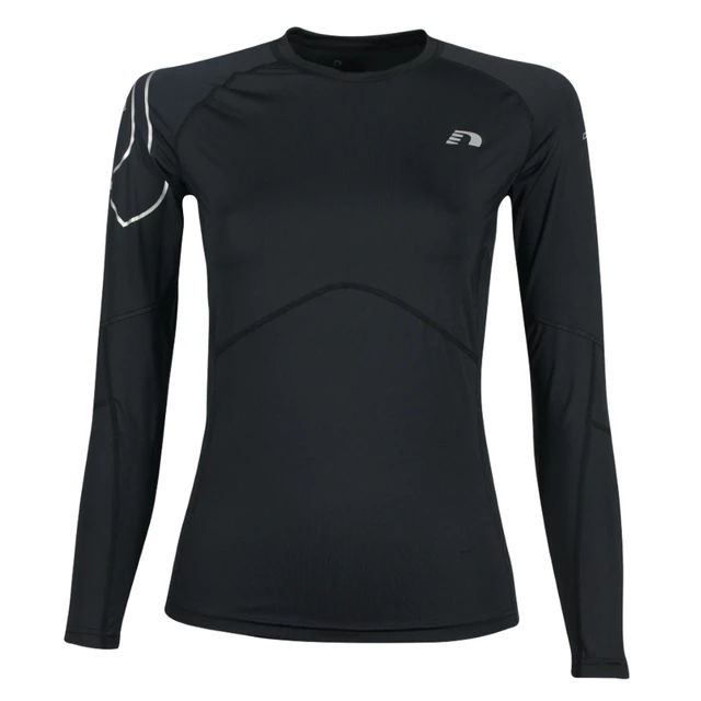 Men's compression thermal shirt Newline Iconic - long sleeve - M - Black