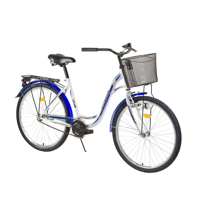 Mestský bicykel DHS Citadinne 2832 28" - model 2015 - bielo-modrá - bielo-modrá