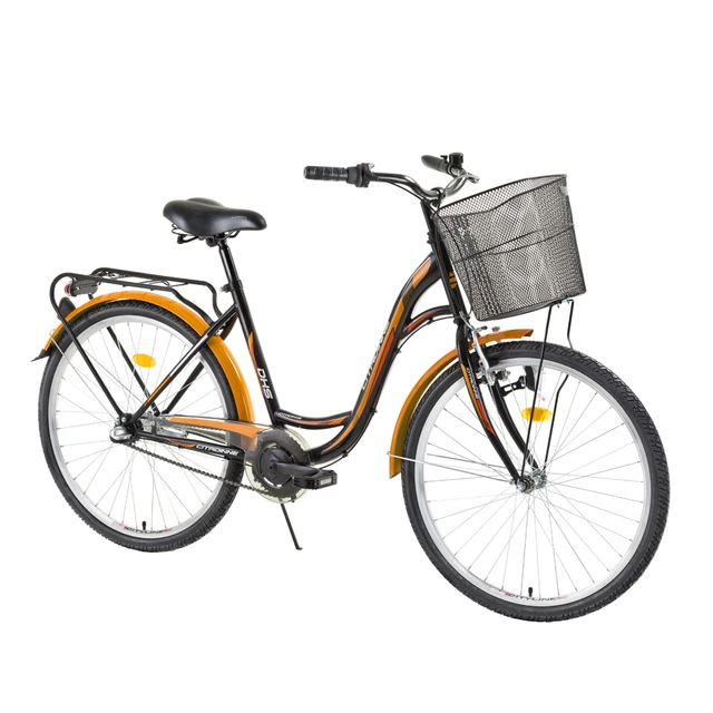 Mestský bicykel DHS Citadinne 2636 26" - model 2015 - bielo-červená