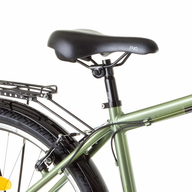 Pánsky trekingový bicykel DHS Travel 2855 28" - model 2015 - zelená
