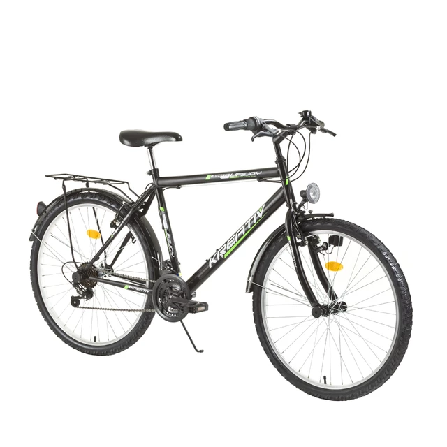 Bicykel DHS Kreativ Lifejoy 2613 26" - model 2015 - tmavo zelená - čierna