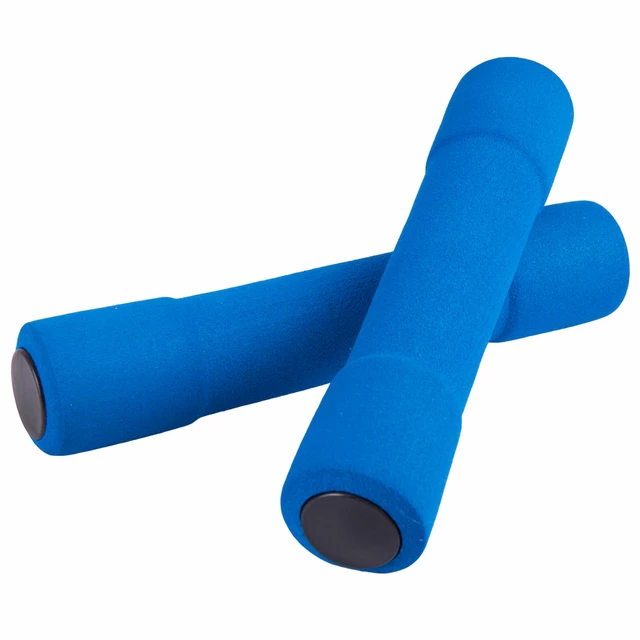 Szivacs bevonatú kézisúlyzók 2x1kg inSPORTline - kék - kék