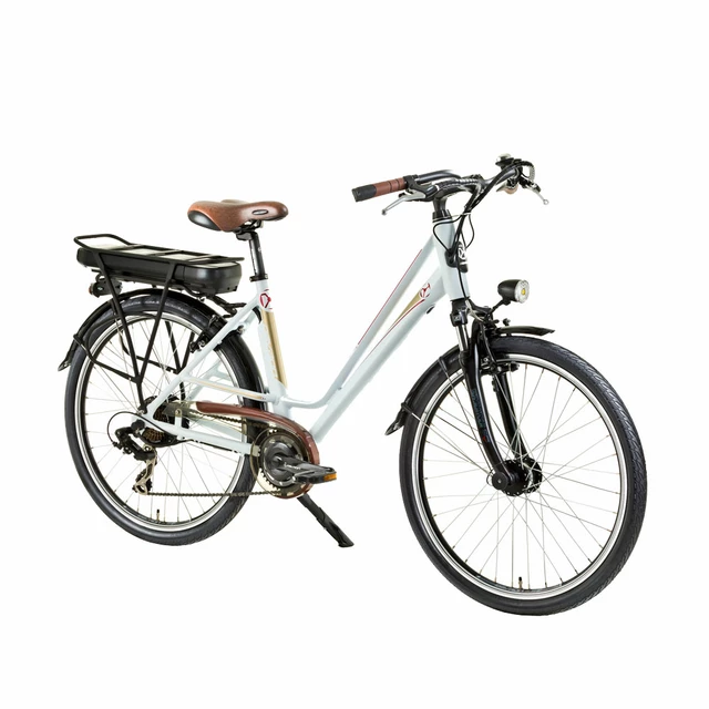 Mestský elektrobicykel Devron 26122 - model 2015 - biela - biela