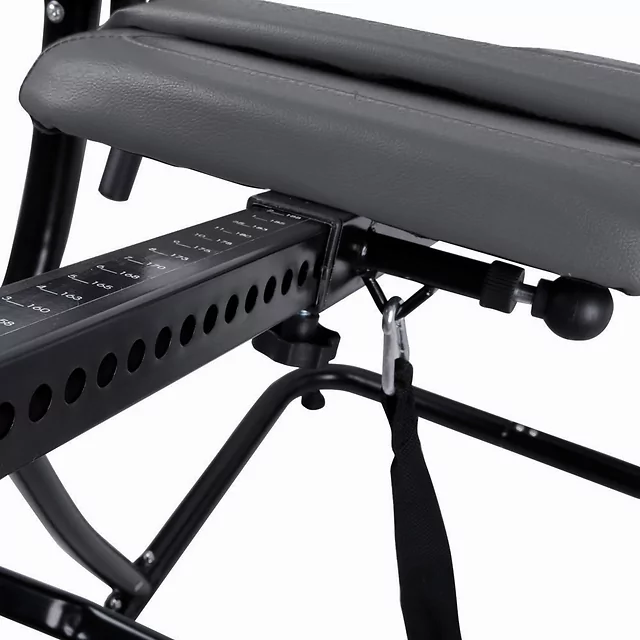 Autotrakční lehátko inSPORTline Inverso Plus - cihlovo-šedá