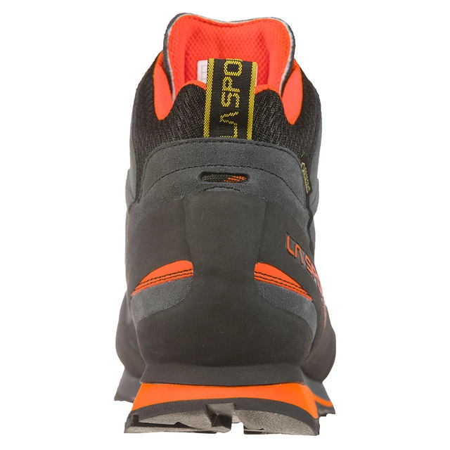 Pánske trailové topánky La Sportiva Boulder X Mid - Carbon/Flame