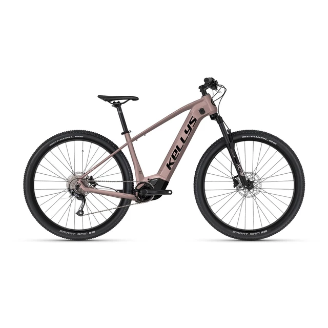 Horské elektrokolo KELLYS TAYEN R10 Air P 725Wh 27.5" - model 2025 - Azure - Rose Gold