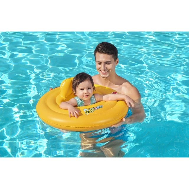 Inflatable Ring Bestway Triple Baby 69cm - Yellow