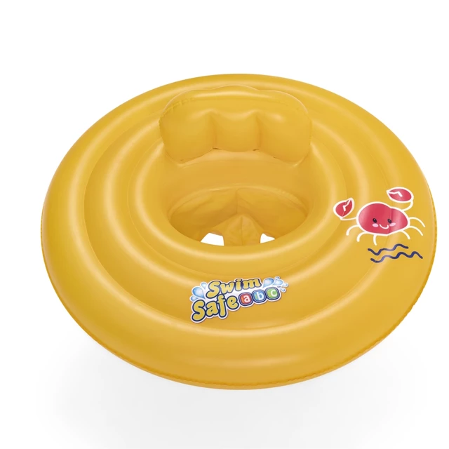 Nafukovací kruh Bestway Triple Ring Baby 69 cm - žltá