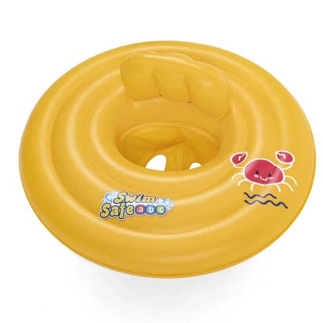 Koło dmuchane Bestway Triple Ring Baby 69 cm - Żółty