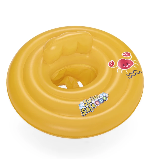 Nafukovací kruh Bestway Triple Ring Baby 69 cm - žltá