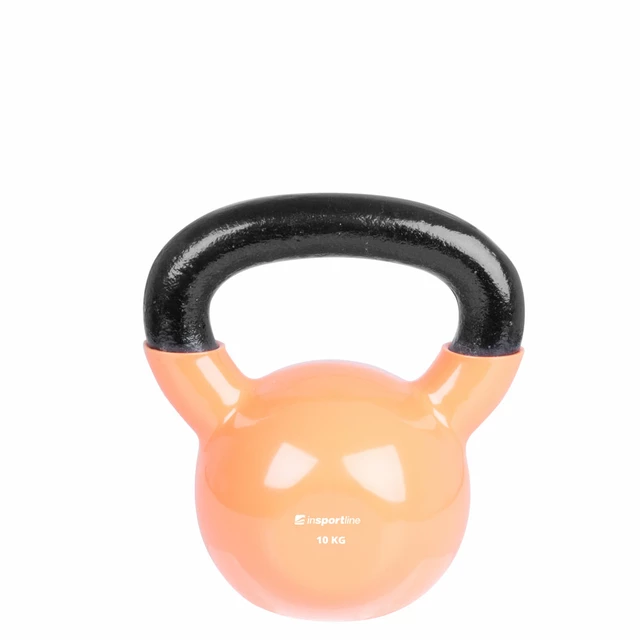 Hantla winylowa inSPORTline Kettlebell 10 kg