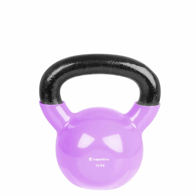 Hantla winylowa inSPORTline Kettlebell 12 kg