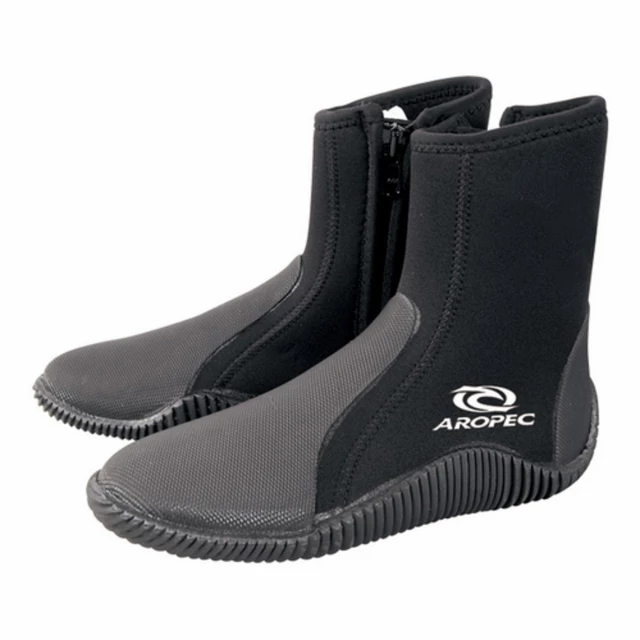 Neoprenowe buty do wody Aropec CLASSIC 5 mm - Czarny - Czarny