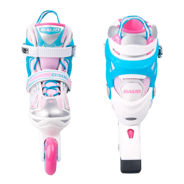 Inline Skates Baud BD261 - Pink-Grey