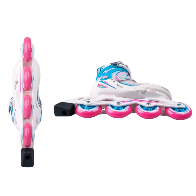 Inline Skates Baud BD261 - Pink-Grey