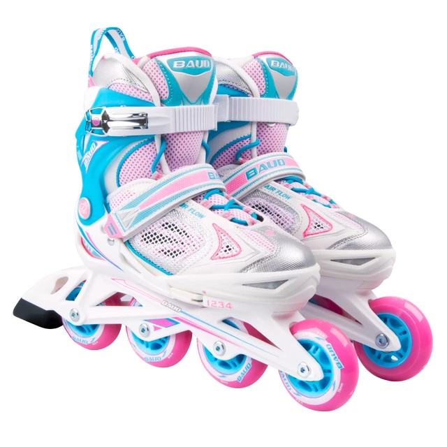 Inline Skates Baud BD261 - Pink-Grey