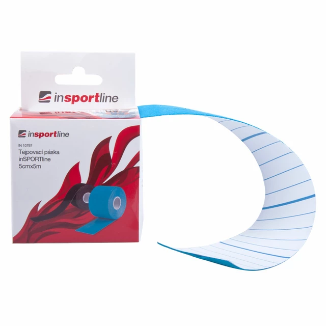 Kinesiology Tape Roll inSPORTline NS-60 - Blue