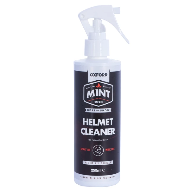 Čistič prilieb a plexi v spreji s rozprašovačom Mint Helmet Cleaner 250 ml