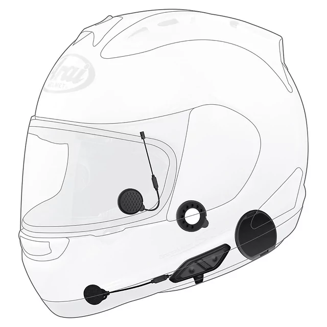 Interkom SENA 10U pro integrální přilby Arai (dosah 1,6 km)