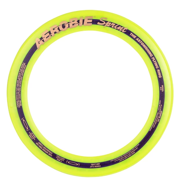 Aerobie SPRINT Flying Disc - Orange - Yellow