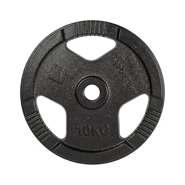 Litinové kotouče inSPORTline Hamerton Black 30 mm 1,25-25 kg