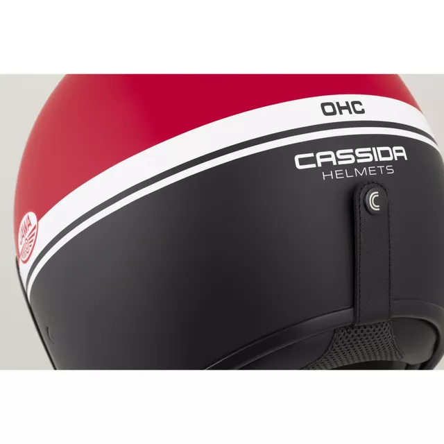 Moto přilba Cassida Oxygen Jawa OHC 2.0 červená matná/černá/bílá